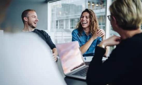 A calm executive working session at a boardroom table